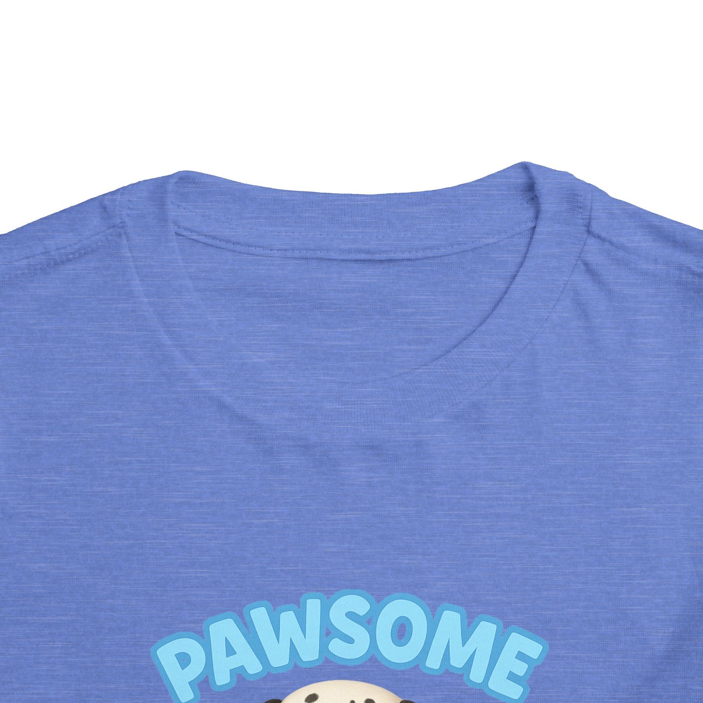 Pawsome Kid Toddler Tee, Cute Dog Tee for Toddlers, Kids' Short Sleeve Shirt, Birthday Gift, Animal Lovers, Pet Themed Apparel
