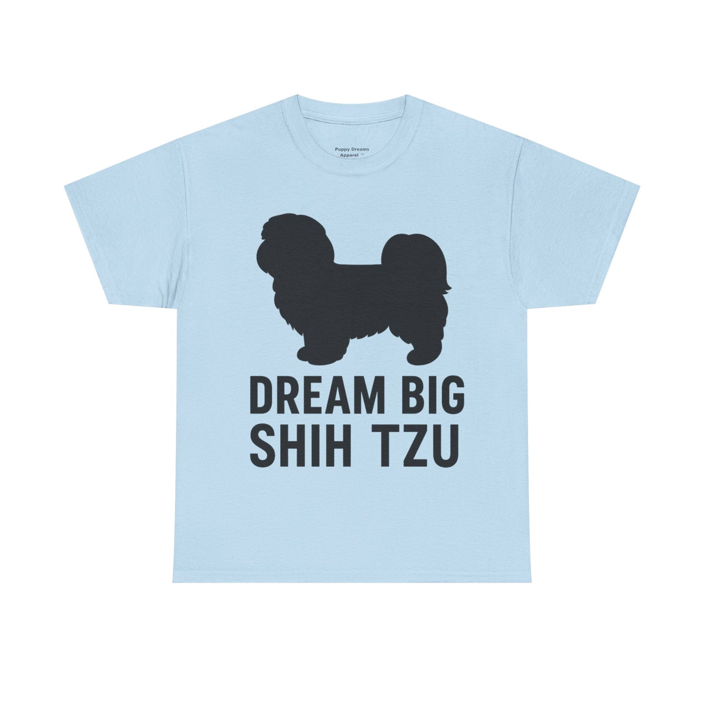 Shih Tzu Dream Big Tee - Unisex Cotton Shirt, Dog Lover Gift, Birthday Apparel, Cute Pet Tee, Casual Wear